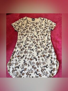 TMG New York Short Sleeve Mini T Shirt Dress